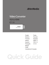 Avermedia ET110 Quick Manual