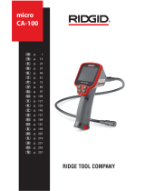 RIDGID micro CA-100 Manual de utilizare