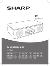 Sharp XL-B710(BK) Ghid de inițiere rapidă