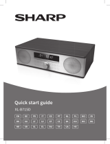 Sharp XL-B715D(BK) Ghid de inițiere rapidă