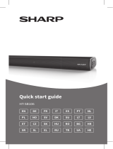 Sharp HT-SB106 Ghid de inițiere rapidă