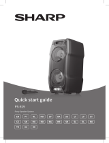 Sharp PS-929 Ghid de inițiere rapidă