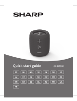 Sharp GX-BT180(BK) Ghid de inițiere rapidă