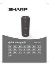 Sharp GX-BT280(BK) Ghid de inițiere rapidă