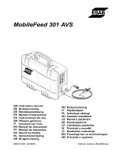 ESAB MobileFeed 301 AVS Manual de utilizare
