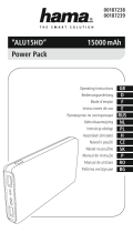 Hama 00187238 ALU15HD 15000mAh Power Pack Manualul proprietarului