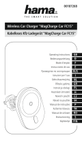 Hama 00187268 FC15 Wireless Car Charger Manualul proprietarului