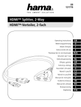 Hama 00121776 HDMI Splitter 2-Way Manualul proprietarului