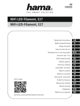 Hama 176555 WiFi LED Filament, E27 Manual de utilizare