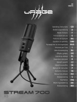 uRAGE 00186019 STREAM 700 HD Gaming Microphone Manualul proprietarului