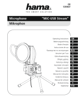 Hama 00139907 Microphone MIC-USB Stream Manualul proprietarului
