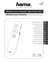 Hama Wireless Laser Presenter Spot-Pointer 8in1 Manualul proprietarului