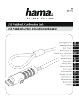 Hama 00054117 USB Notebook Combination Lock Manualul proprietarului