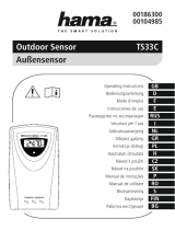 Hama 00186300 TS33C Outdoor Sensor Manualul proprietarului