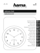Hama 00186414 Bathroom Clock Manualul proprietarului