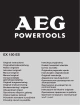 AEG EX 150 ES Original Instructions Manual