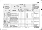 Whirlpool AWO 12363/1 Program Chart