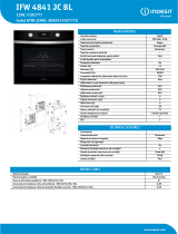 Indesit IFW 4841 JC BL Product data sheet
