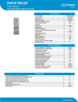 Indesit INFC9 TO32X Product data sheet