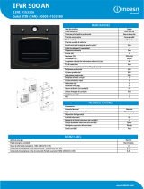 Indesit IFVR 500 AN Product data sheet