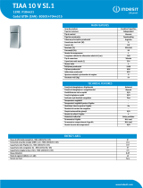 Indesit TIAA 10 V SI.1 Product data sheet