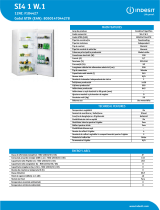 Indesit SI4 1 W.1 Product data sheet