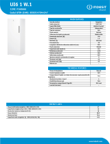 Indesit UI6 1 W.1 Product data sheet