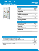 Indesit TIAA 10 V SI.1 NEL Data Sheet