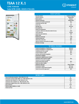 Indesit TIAA 12 X.1 Product data sheet