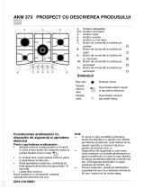 Whirlpool AKM 373/IX Program Chart