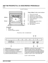 Whirlpool AKP 766 WH Program Chart