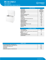 Indesit OS 1A 250 2 Product data sheet