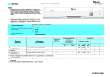 Whirlpool ADG 934/1 WH  Program Chart