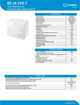 Indesit OS 1A 250 2 NEL Data Sheet