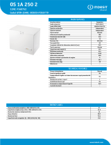 Indesit OS 1A 250 2 Product data sheet