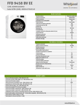 Whirlpool FFD 9458 BV EE Product data sheet