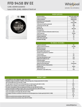 Whirlpool FFD 9458 BV EE NEL Data Sheet