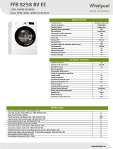 Whirlpool FFB 8258 BV EE Product data sheet