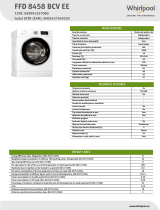 Whirlpool FFD 8458 BCV EE NEL Data Sheet