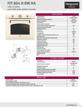 HOTPOINT/ARISTON FIT 804 H OW HA Product data sheet