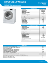 Indesit BWE 91484X WSSS EU Product data sheet