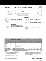 Whirlpool ADP 4410 WH Program Chart