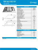 Indesit THP 642 IX/I EE Product data sheet