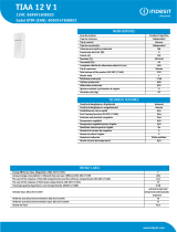 Indesit TIAA 12 V 1 NEL Data Sheet