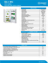 Indesit SI4 1 W1 Product data sheet