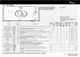 Whirlpool AWT 2267/3 Program Chart