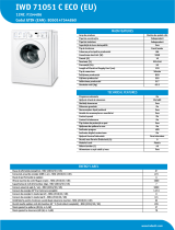 Indesit IWD 71051 C ECO (EU) Product data sheet