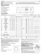 Indesit MTWSA 61252 WK EE Daily Reference Guide