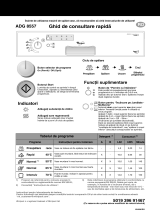 Whirlpool ADG 8557 WHM Program Chart