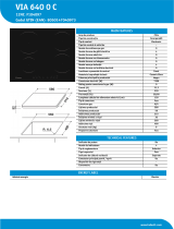 Indesit VIA 640 0 C Product data sheet